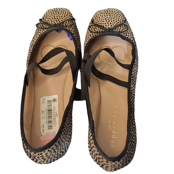Copper Key Leather Ballerina Flats (Size 5M) - Picture 6 of 9